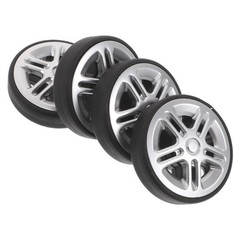 4 Pcs Wheels Replacement for Suitcase Luggage Trolley Spare Part