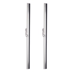 10 Inch Windshield Wipers 2PCS Stainless Steel Wiper Blades For Car And DJYD