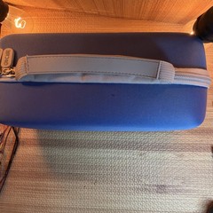 GW Case Travel Case Display Medicine Organizer Blue Zip Around