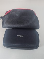 Tumi Airline Delta &Elal Airways Travel Cosmetic Toiletry Bags Lot Of 2