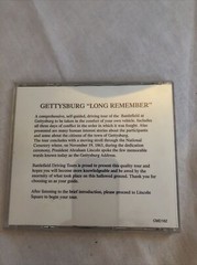 Gettysburg CD A Tour in your own vehicle  car 2 CDs EUC