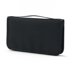 MUJI Passport Case with Pocket Black 9.3 x 5.1 x 1.0&Prime; New from Japan