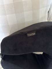 Lewis N. Clark Black Travel Pillow Premium HexForm Neck Support