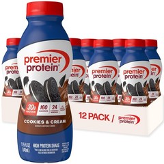 Premier Protein Shake, Cookies & Cream, 30g Protein, No Added Sugar, 24 Vitamins