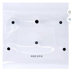 Lot Of 5 ONEIRO Clear Multipurpose Clutch Waterproof Travel Pouch 8&Prime; x 10&Prime; NEW