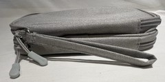Zippered Double Compartment Accessory Pouch