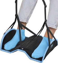 Everlasting Comfort Ergonomic Adjustable Airplane Foot Hammock