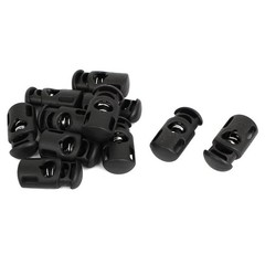 sourcingmap plastic spring cable lock lever cap end 11pcs black