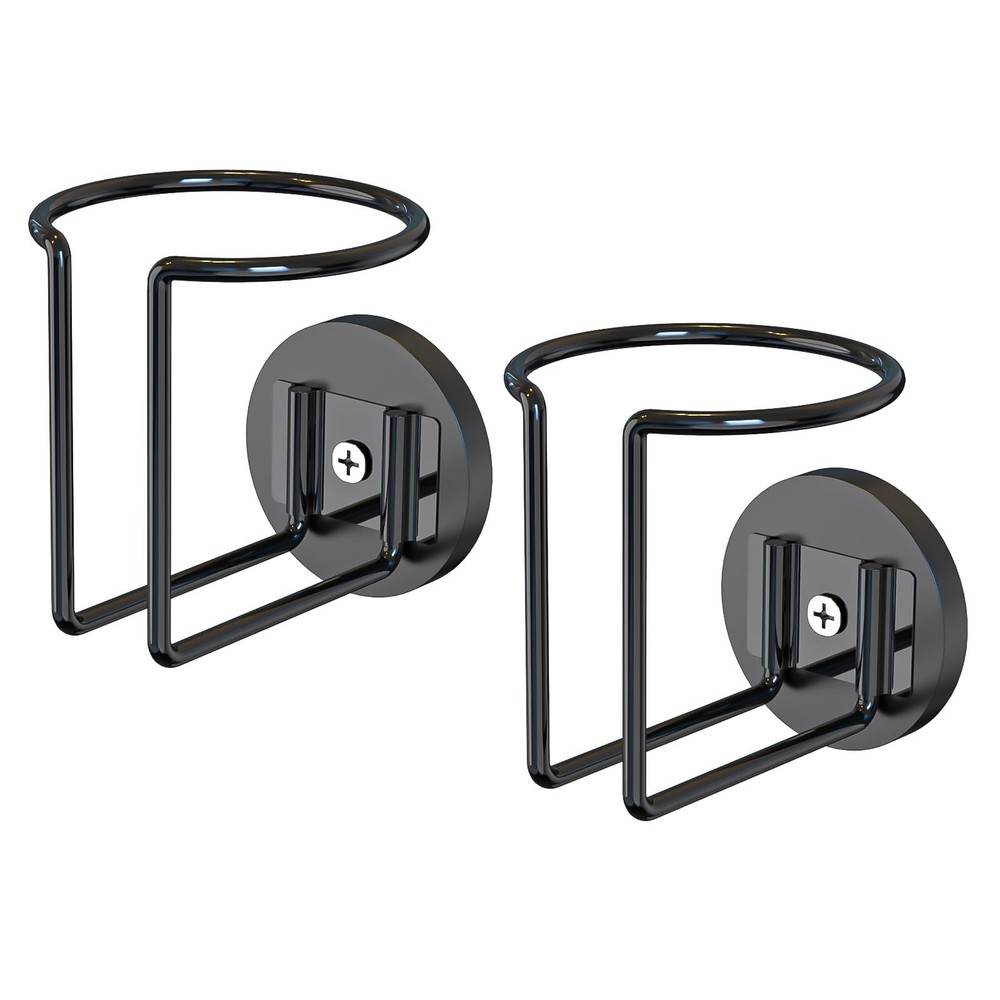 2 Pcs Magnetic Cup Holder, Drink Holder for Tractor black