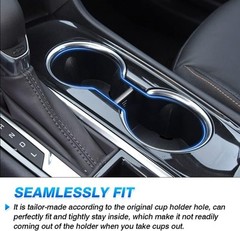 Autorder Cup Holder Inserts for Chevy Equinox 2018-2024, Black