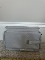 HARTMANN VINTAGE METALLIC TRIFOLD TRAVEL POUCH