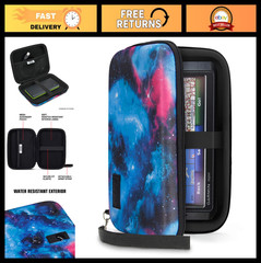 Hard Shell Electronics Organizer Travel Case – 7.5&Prime; Cable & Accessory Storage, S