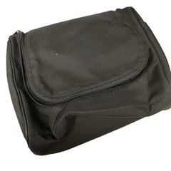 Hartman Black Hanging Toiletry Bag Makeup Case Ballistic Nylon Waterproof Pocket