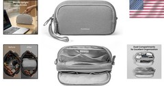 Portable Water-Resistant Tech Pouch for Accessories & Daily Essentials Carrying