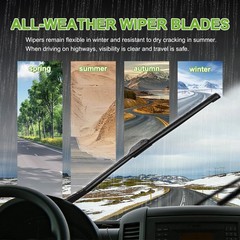 ® Windshield Wiper Blades for Ford Edge 2015-2025, 3 Pack
