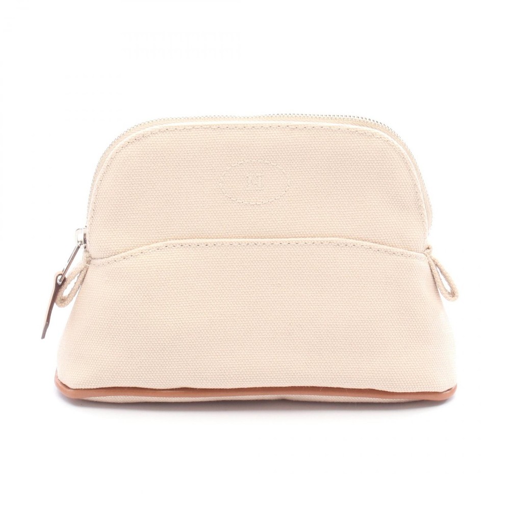 HERMÈS Hermes Bolide15 Canvas Leather Pouch – DUTY FREE