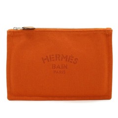 HERMÈS Hermes New Yachting PM Canvas Leather Pouch – DUTY FREE