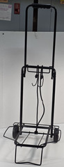 2 Wheel Metal Folding Multi-Use Cart W/ 2 Bungees Portable Dolly- Good condition