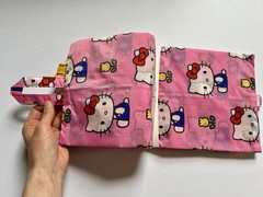 NEW! Baggu “HELLO KITTY & FRIENDS FLORALS” 3D ZIP SET Recyc. Nylon Sold Out/RARE