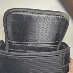 Foray Travel Toiletry Bag Black Medium Top Handle Soft Carry Zip Neoprene