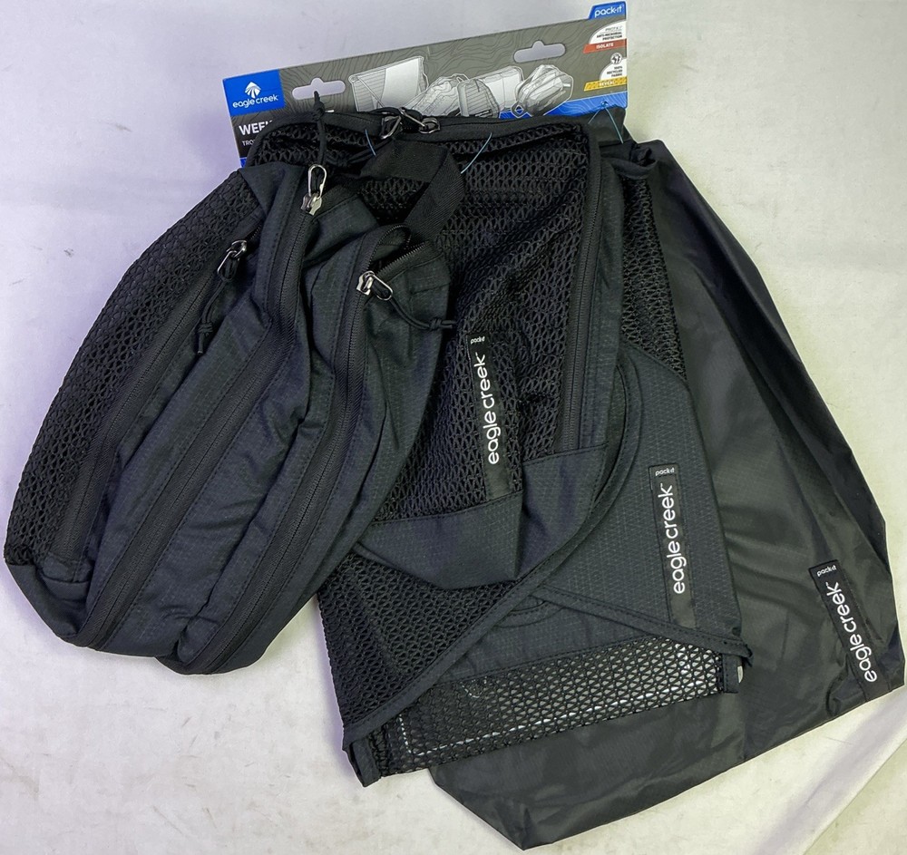 Eagle Creek Pack-It Weekender Set-Black-4 Piece Set