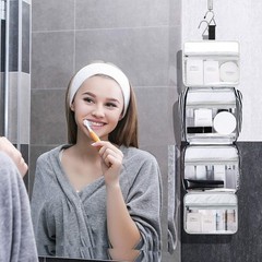 Waterproof Cosmetic Bag for Women – 4 Compartments