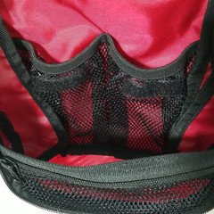 LL Bean Toiletry Bag Unisex Red Makeup Case Travel Personal Organizer Hangable