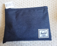 NEW SEALED Herschel x WestJet Business Class Graydon Amenity Kit Blue Travel Bag