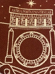Convention Star Gate Black & Red Canvas Bag Astria Porta Universitas