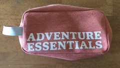 Adventure Essentials Bag TRAVEL GYM CAMPING Orange Canvas by Paper Riot Co