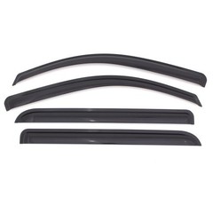 AVS 94501 Original Ventvisor Side Window Deflector Dark Smoke, 4-Piece Set