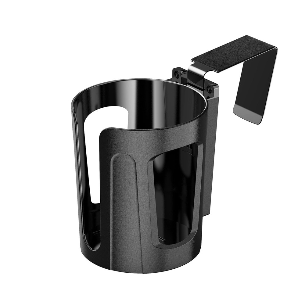 LITTLEMOLE Large Car Door Cup Holder, Vehicle Armrest Drink Black