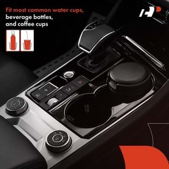 A-Premium Cup Holder Compatible with BMW E39 Series 525i 2001-2003, Black
