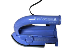 Sanyei Postcard PC-50 Travel Iron Detachable Handle Dual Voltage Purple Small