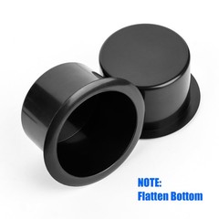 CM Pack of 2 Boat Cup Holder Replacement Plastic Can Bottle Black