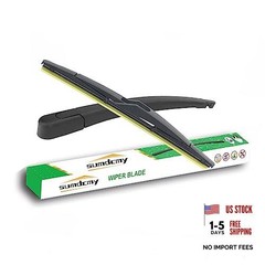 Rear Windshield Wiper Blade and Arm Replacement for Ford Back Fiesta 2011-2016
