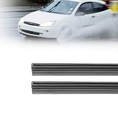 2pcs 650mm 26inch 8x10mm 3 Section Rubber Windshield Wiper Blade Refills for Car