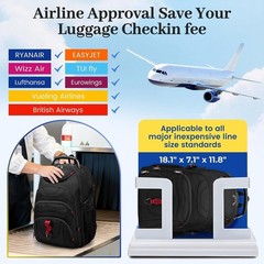 Unisex Travel Backpack with Multiple Compartments