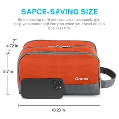 Elegant Travel Toiletry Bag – Water-Resistant Dopp Kit with Multi Compartments