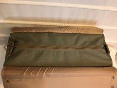 Origaudio Finley Mill Green Canvas Brown Faux Leather Cincinnati Reds Duffle Bag