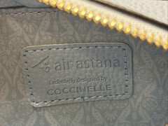 Coccinelle Air Astana Amenity Kit Empty Powder Blue with Zipper