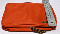 Samantha Brown Orange Travel Organizer Case Packing Cubes Set Toiletry Cosmetic