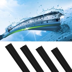 4PCS Wiper Blade Refills Windshield Wiper Replacement Strip, DIY Adjustable A…