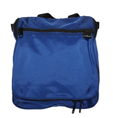 L.L. BEAN Purple Nylon Travel Toiletry Hanging Pouch 10×9