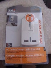 Lewis N. Clark AC Outlet Charger with 2.1 A USB Charger – E160 NEW IN PACKAGE