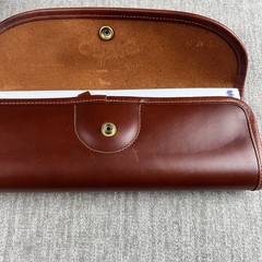 Orvis Galco Leather Road Atlas Map Holder Travel Case WWT Monogram