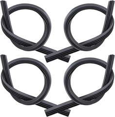 4PCS Car Windshield Wiper Blades Refills, 22 » Rubber Adjustable 22 Inch