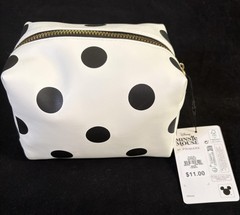 Disney Minnie Mouse Primark Toiletry Bag White Polka Dot One Size T Cosmetic