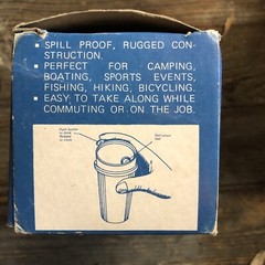 Vintage Retro Brown Commuter Cup 1970&rsquo;s w/ Original Box.