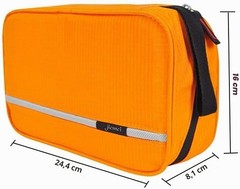 Travel toiletry bag, for hanging, spacious, for holidays